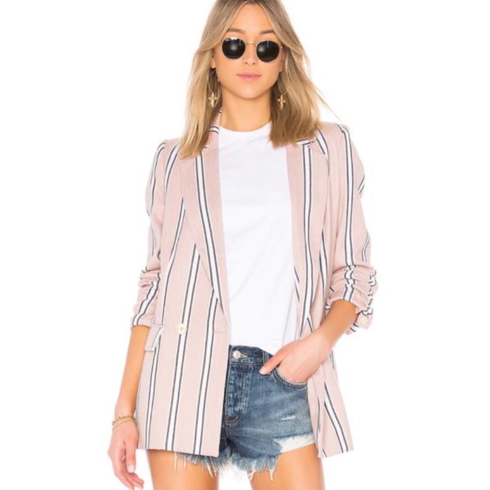 Free People Uptown Stripe Jacket | Blazer